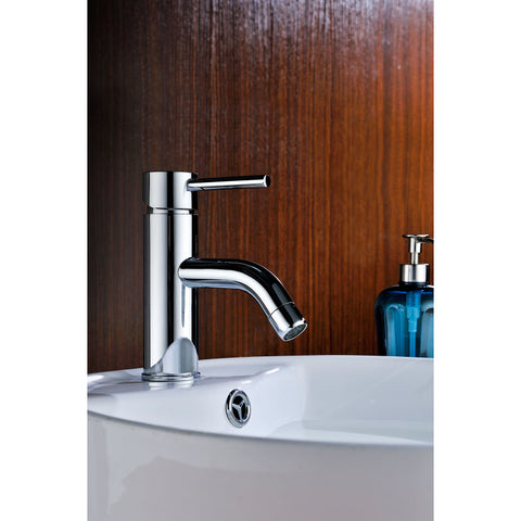 L-AZ030 - ANZZI Bravo Series Single Hole Single-Handle Low-Arc Bathroom Faucet in Polished Chrome