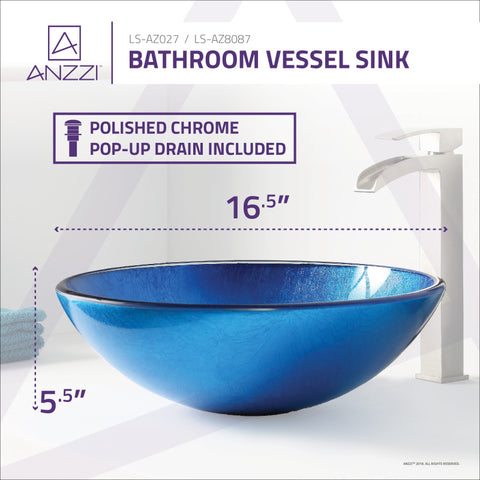 ANZZI Clavier Series Vessel Sink