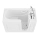 ANZZI 26 in. x 53 in. Right Drain Quick Fill Walk-In Soaking Tub in White