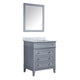 V-WKG019-30 - ANZZI Wineck 30 in. W x 35 in. H Bathroom Bath Vanity Set in Rich Gray