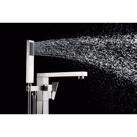 ANZZI Khone 2-Handle Claw Foot Tub Faucet with Hand Shower