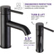 ANZZI Valle Single Hole Single Handle Bathroom Faucet