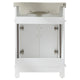 ANZZI Montbrun 24 in. W x 34 in. H Bath Vanity with White Basin and Mirror