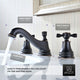 ANZZI Melody Series 8 in. Widespread 2-Handle Mid-Arc Bathroom Faucet