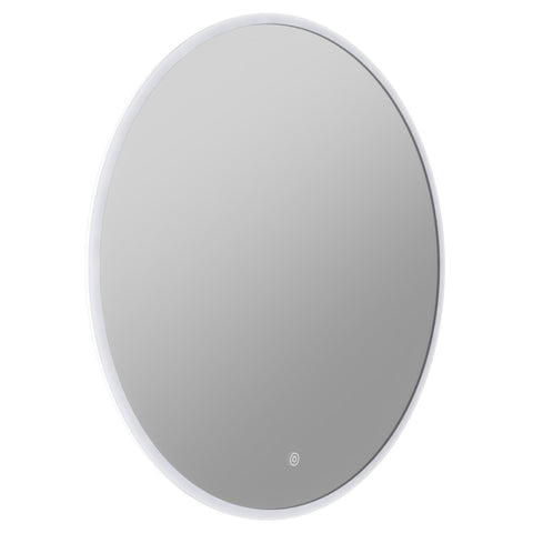 ANZZI 28 in. Diameter Round LED Front Lighting Bathroom Mirror with Defogger