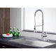 KF-AZ209BN - ANZZI Bastion Single Handle Standard Kitchen Faucet in Brushed Nickel