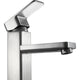 Nettuno Single Handle Vessel Sink Bathroom Faucet in Brushed Nickel