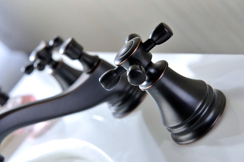 ANZZI Melody Series 8 in. Widespread 2-Handle Mid-Arc Bathroom Faucet