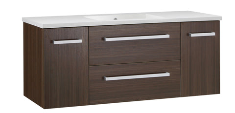 Conques 48 in. W x 20 in. H Bathroom Vanity in Rich Brown