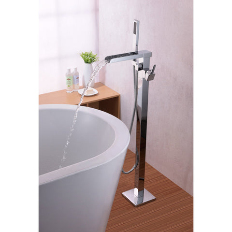 FS-AZ0059CH - ANZZI Union 2-Handle Claw Foot Tub Faucet with Hand Shower in Polished Chrome