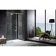 SD-AZ30CH-L - ANZZI Grove Series Left Side 63 in. x 78.74 in. Semi-Frameless Hinged Shower Door in Chrome with Handle