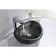 LS-AZ227 - ANZZI Opal Peak Vessel Sink in Desert Black