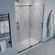 ANZZI Longboat Series 60 in. x 76 in. Semi-Frameless Shower Door with TSUNAMI GUARD