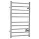 TW-WM104BN - ANZZI Crete 10-Bar Stainless Steel Wall Mounted Towel Warmer Rack with Brushed Nickel Finish