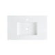 ANZZI Ventura 36 in. Console Sink with Matte White Counter Top