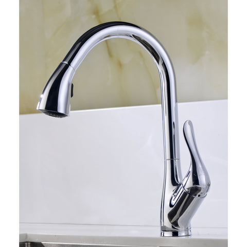 KAZ3218-031 - ANZZI MOORE Undermount 32 in. Double Bowl Kitchen Sink with Accent Faucet in Polished Chrome