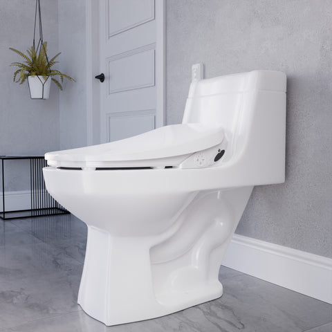 TL-AZEB101BR - ANZZI Ember Elongated Smart Electric Bidet Toilet Seat with Remote Control and Heated Seat