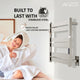 ANZZI Starling 6-Bar Stainless Steel Wall Mounted Electric Towel Warmer Rack