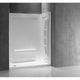 SW-AZ010WH - ANZZI Forum 60 in. x 36 in. x 74 in. 3-piece DIY Friendly Alcove Shower Surround in White