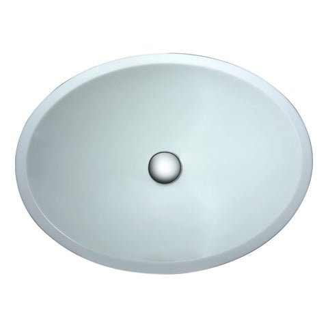 ANZZI Warika Series Deco-Glass Vessel Sink in White