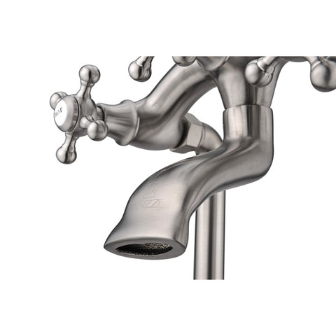 ANZZI Tugela 3-Handle Claw Foot Tub Faucet with Hand Shower