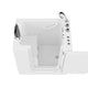 AZ2739RWD - ANZZI Coupe Series 27 in. x 39 in. Right Drain Quick Fill Walk-In Whirlpool and Air Tub in White