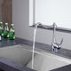 Patriarch Single Handle Standard Kitchen Faucet in Polished Chrome