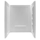 SW-AZ010WH-R - ANZZI 60 in. x 36 in. x 74 in. 3-piece DIY Friendly Alcove Shower Surround in White