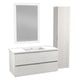 VT-MR3SCCT39-WH - ANZZI 39 in. W x 20 in. H x 18 in. D Bath Vanity Set in Rich White with Vanity Top in White with White Basin and Mirror