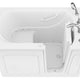 ANZZI Value Series 30 in. x 53 in. Right Drain Quick Fill Walk-In Air Tub in White