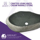 ANZZI Lovro Vessel Sink in Dark River Stone