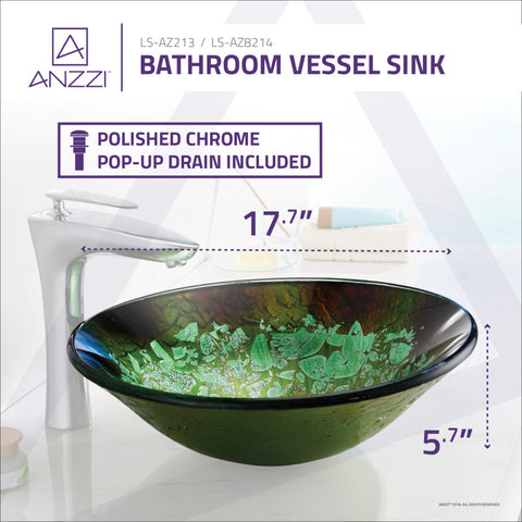 ANZZI Makata Series Vessel Sink