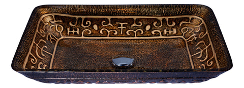 Tuasavi Series Vessel Sink in Macedonian Bronze