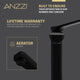 ANZZI Single Handle Single Hole Bathroom Vessel Sink Faucet With Pop-up Drain