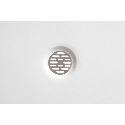 ANZZI Jebel 36 x 60  in. Center Drain Single Threshold Shower Base in White