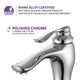 ANZZI Anfore Single Hole Single Handle Bathroom Faucet