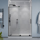 ANZZI Longboat Series 60 in. x 76 in. Semi-Frameless Shower Door with TSUNAMI GUARD
