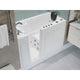 WF5326LWD - ANZZI 53 - 60 in. x 26 in. Left Drain Air and Whirlpool Jetted Walk-in Tub in White