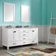 Chateau 72 in. W x 36 in. H Bathroom Bath Vanity Set in Rich White