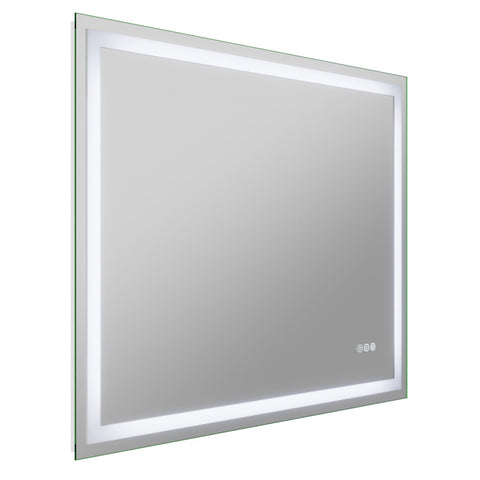 ANZZI 32-in. x 40-in. LED Front Lighting Bathroom Mirror with Defogger