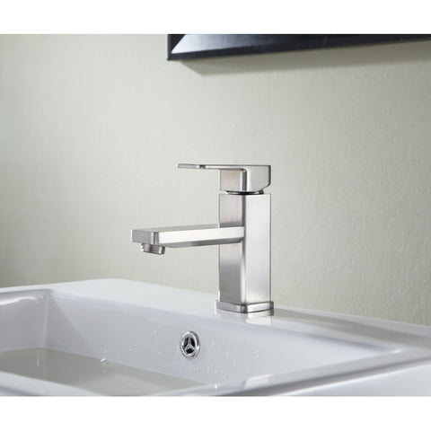 L-AZ122BN - ANZZI Naiadi Single Hole Single Handle Bathroom Faucet in Brushed Nickel