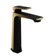 L-AZ904MB-BG - ANZZI Single Handle Single Hole Bathroom Vessel Sink Faucet With Pop-up Drain in Matte Black & Brushed Gold