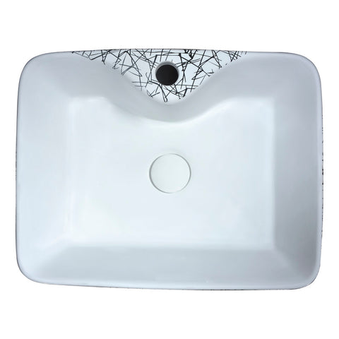 LS-AZ268 - ANZZI Belgian Stitch Series Ceramic Vessel Sink in Grey