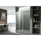 SD-FRLS05901BN - Stellar Series 48 in. x 76 in. Frameless Sliding Shower Door with Handle in Brushed Nickel