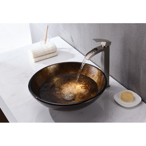 LS-AZ195 - ANZZI Arc Series Vessel Sink in Autumn Dusk