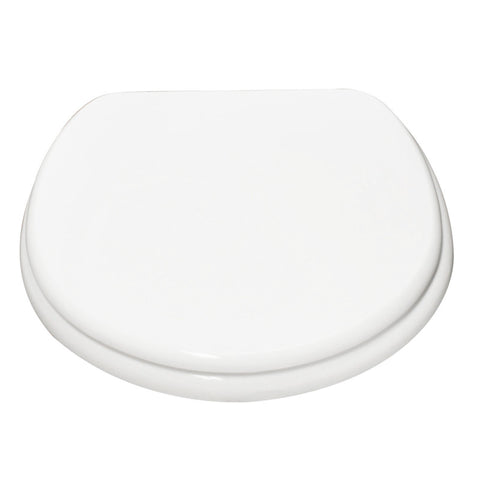 ANZZI XL COMFORT Round Closed Toilet Seat in White