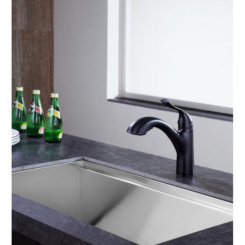 KF-AZ205ORB - ANZZI Di Piazza Single-Handle Pull-Out Sprayer Kitchen Faucet in Oil Rubbed Bronze