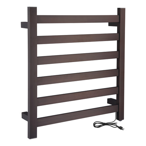 TW-AZ023ORB - ANZZI Note 6-Bar Stainless Steel Wall Mounted Towel Warmer in Oil Rubbed Bronze