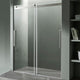 SD-FRLS05901BN - ANZZI Stellar Series 48 in. x 76 in. Frameless Sliding Shower Door with Handle in Brushed Nickel