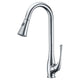 KF-AZ041 - Singer Series Single-Handle Pull-Down Sprayer Kitchen Faucet in Polished Chrome